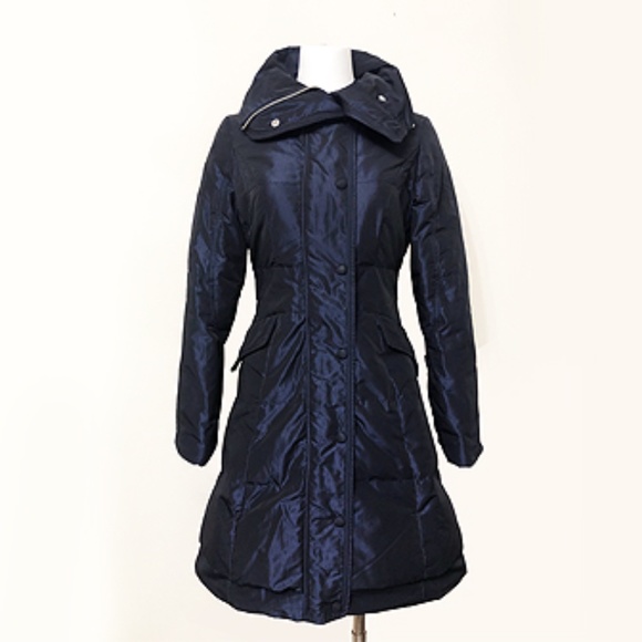 A.B.S Jackets & Coats Abs Silver Label Elegant Metallic Sheen Puffer Coat Poshmark